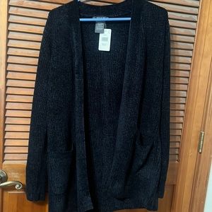Navy cardigan